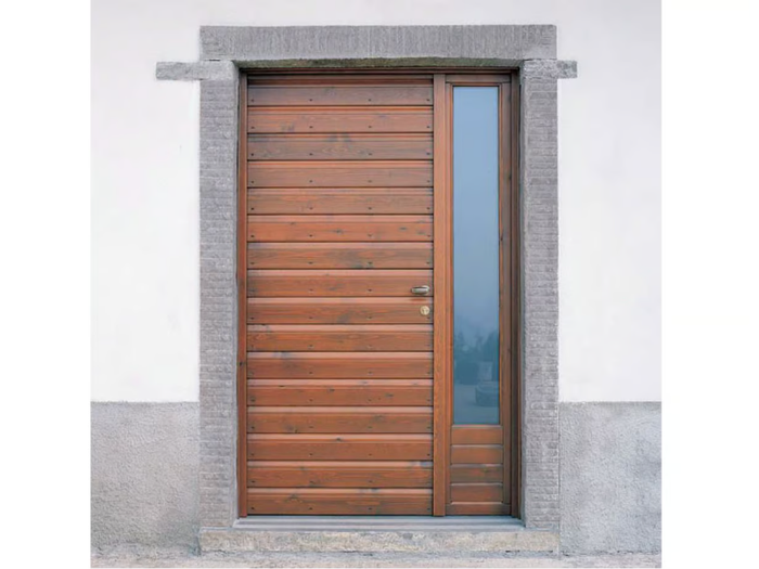 Glazed entry door - Exterior glazed wooden entry door _ CARMINATI SERRAMENTI